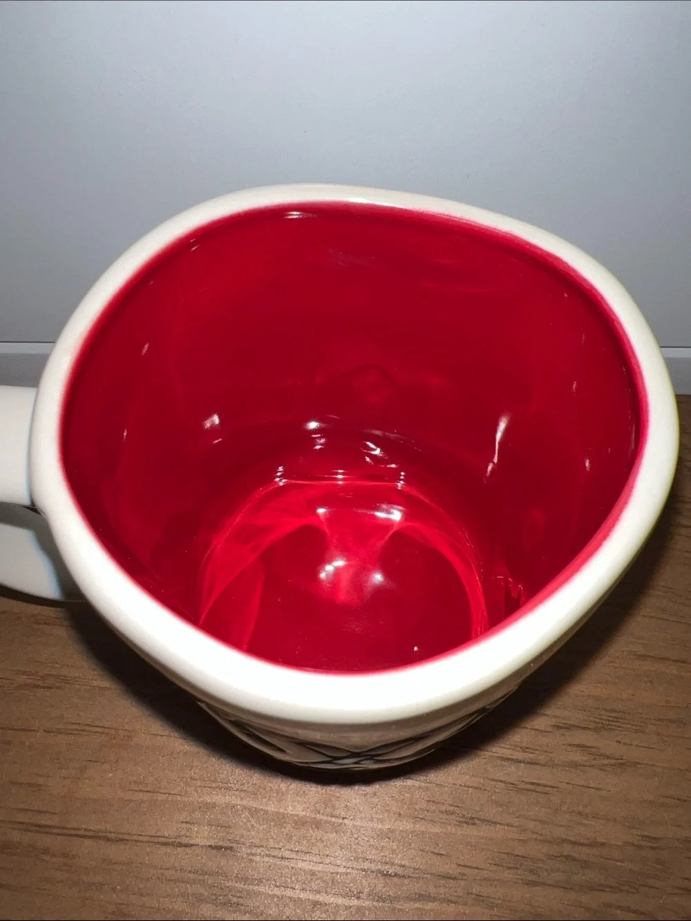 Rae Dunn Christmas Mug with Red Interior Accent - Picture 6 of 9